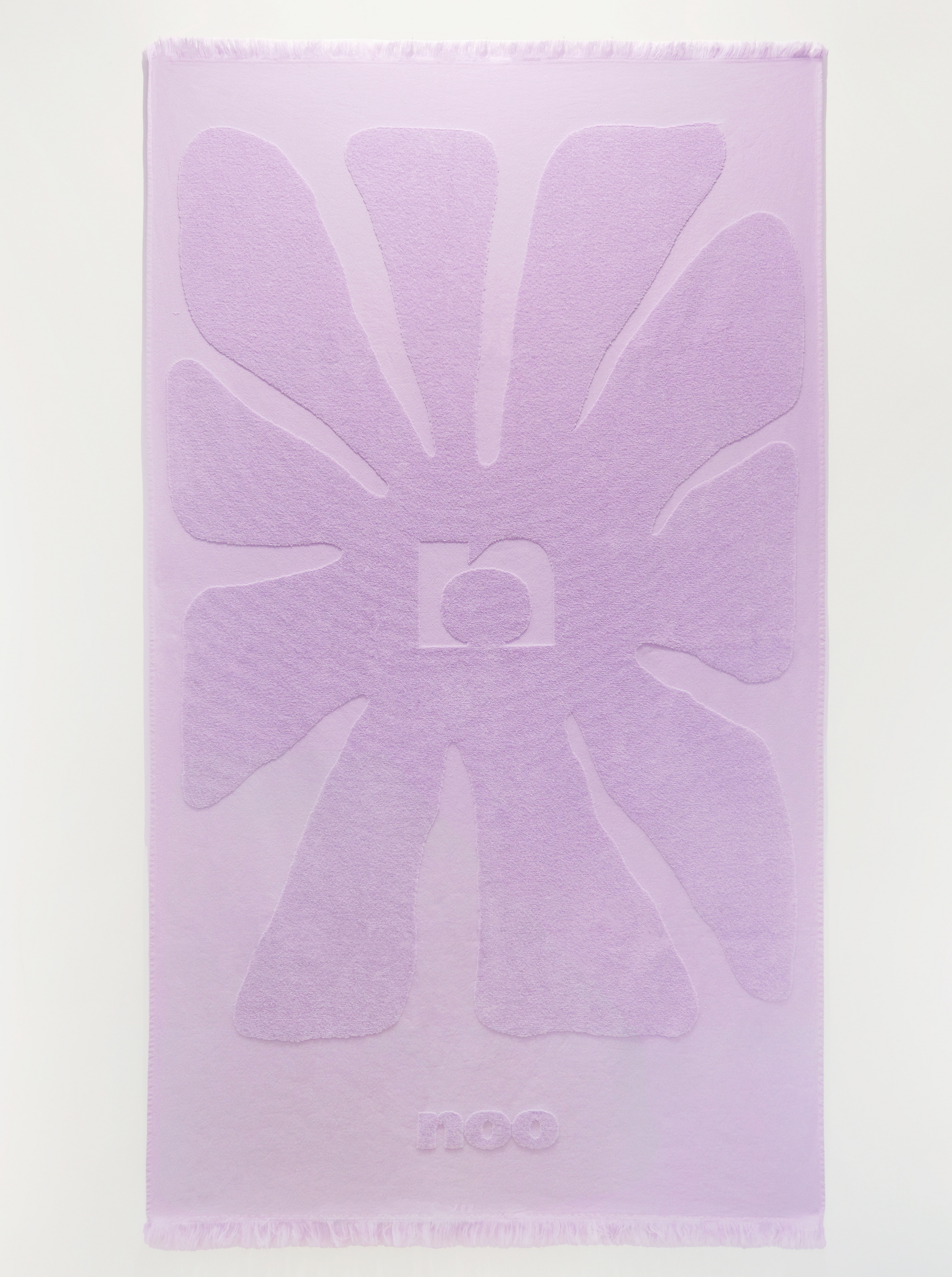 Serviette Smooth Lilac Logo