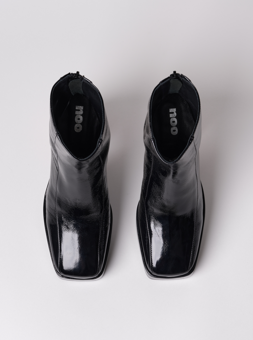 Bottines Shiny Black Noire