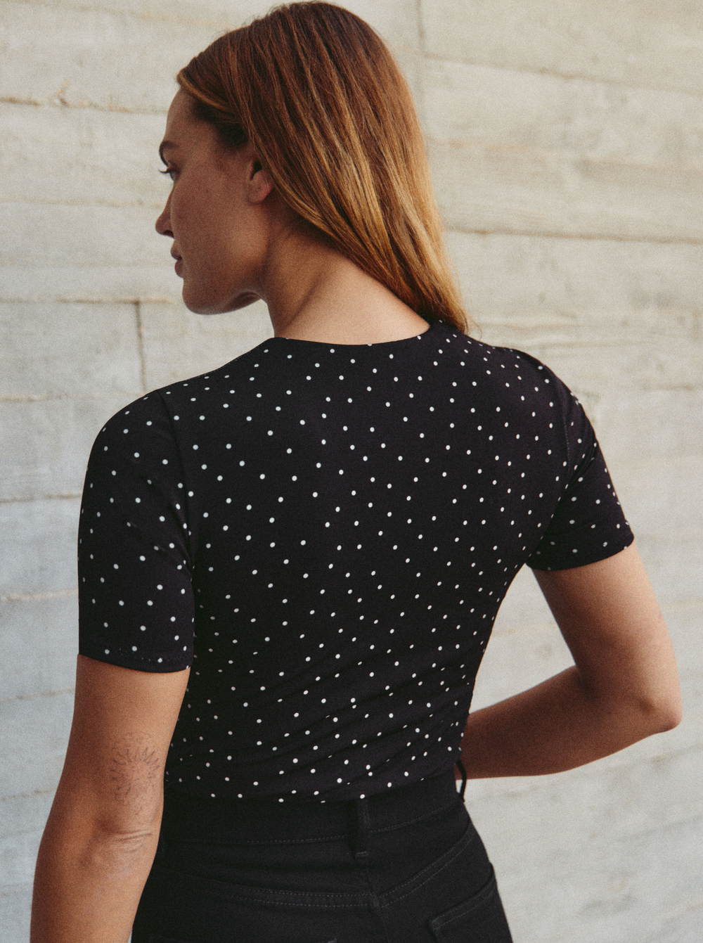 Top Galaxy Dots Manches Courtes